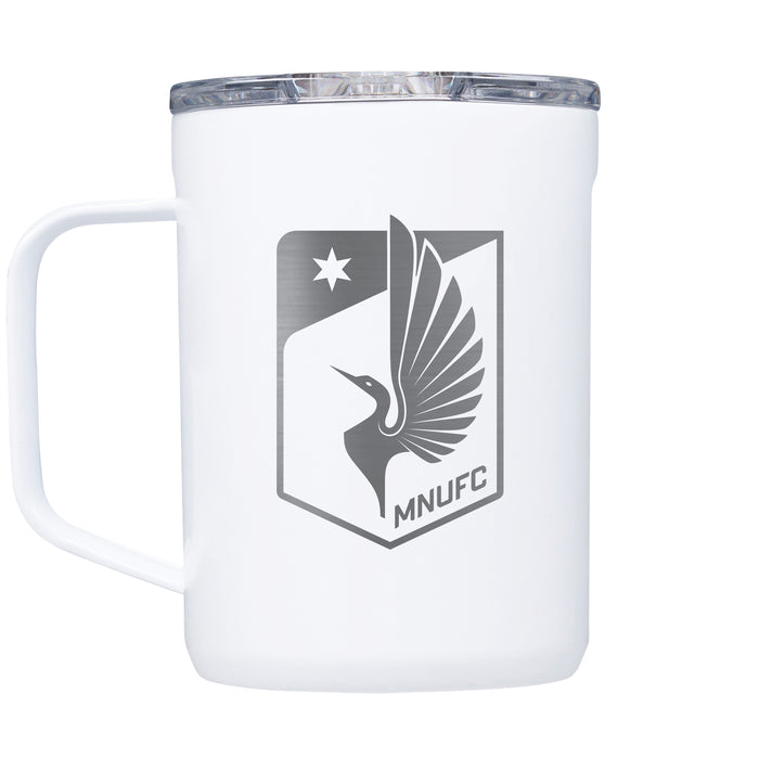 Corkcicle Coffee Mug with Minnesota United FC Etched Primary Logo