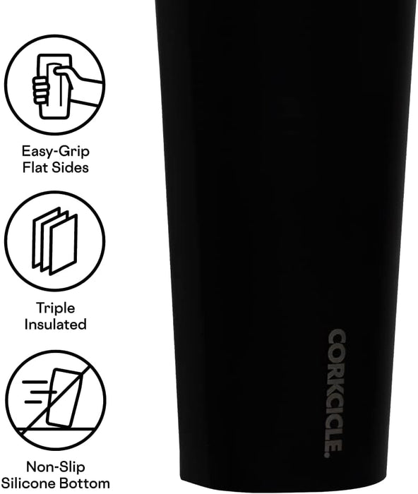 Corkcicle Cold Cup Triple Insulated Tumbler with Western Michigan Broncos Etched Alumni with Primary Logo