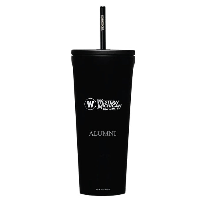 Corkcicle Cold Cup Triple Insulated Tumbler with Western Michigan Broncos Etched Alumni with Primary Logo