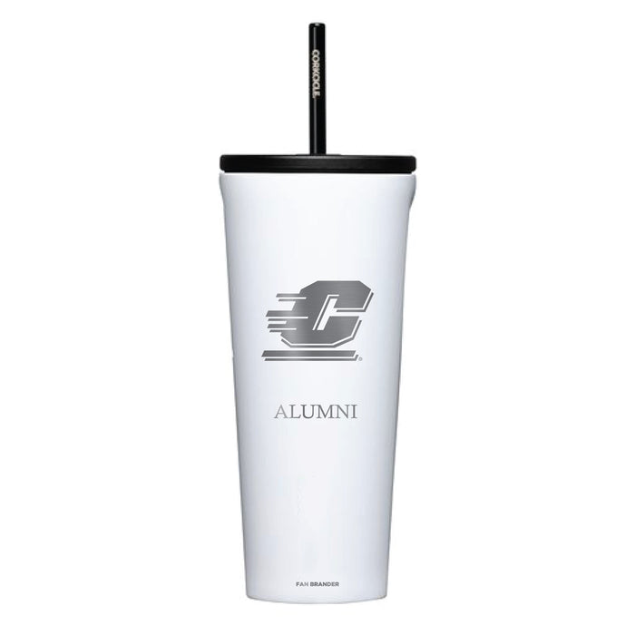 Corkcicle Cold Cup Triple Insulated Tumbler with Central Michigan Chippewas Etched Alumni with Primary Logo