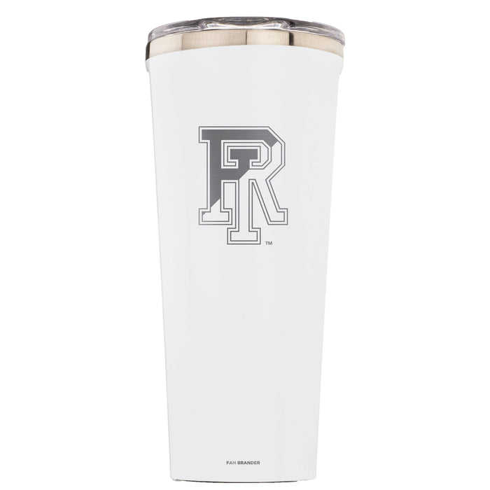 Triple Insulated Corkcicle Tumbler with Rhode Island Rams Etched Primary Logo