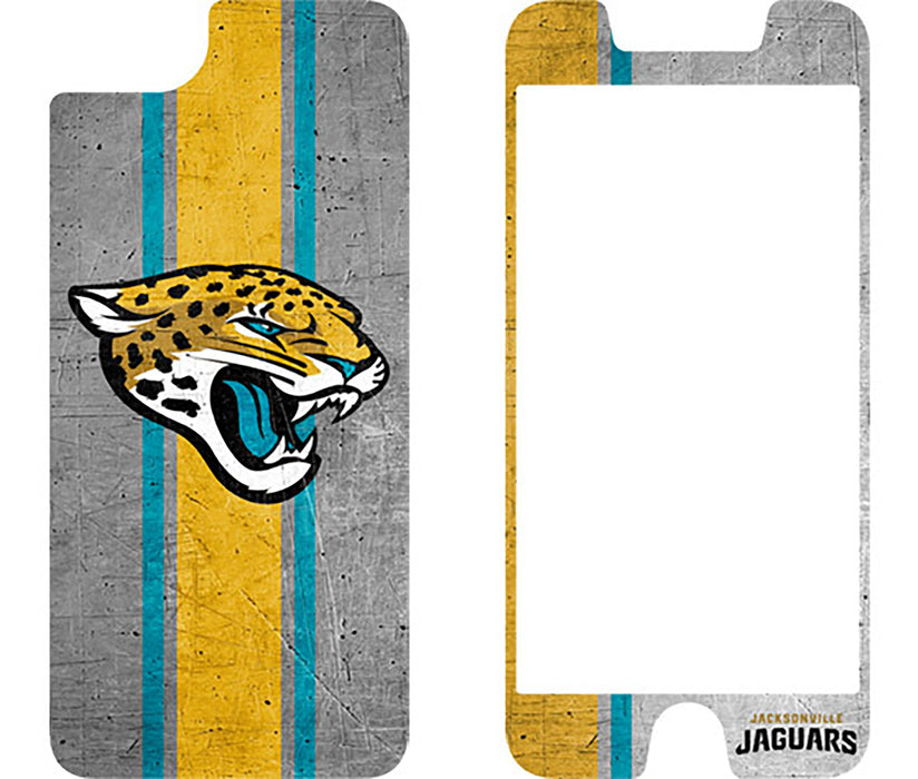 OtterBox Clear Symmetry Series Phone case with Jacksonville Jaguars Alpha Glass Screen Protector