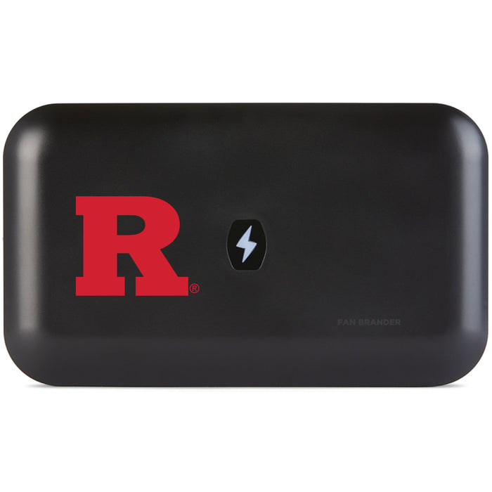 PhoneSoap UV Cleaner with Rutgers Scarlet Knights Primary Logo