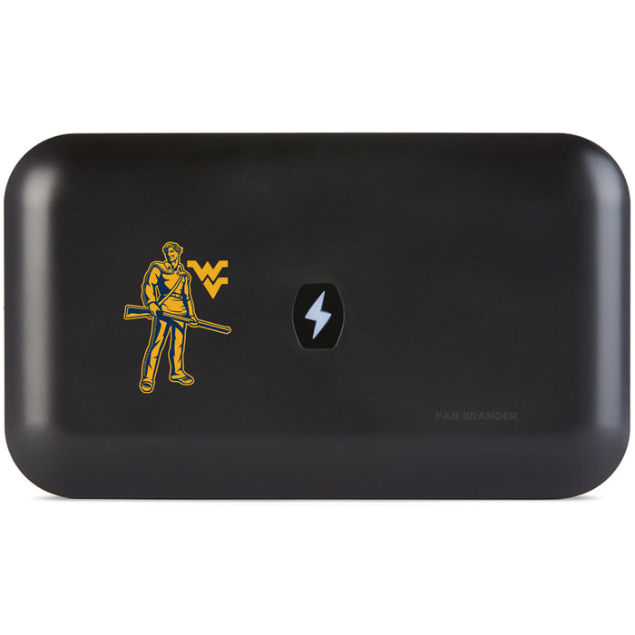 PhoneSoap UV Cleaner with West Virginia Mountaineers Secondary Logo