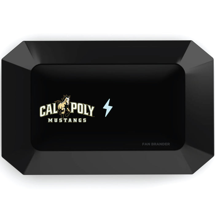 PhoneSoap UV Cleaner with Cal Poly Mustangs Primary Logo