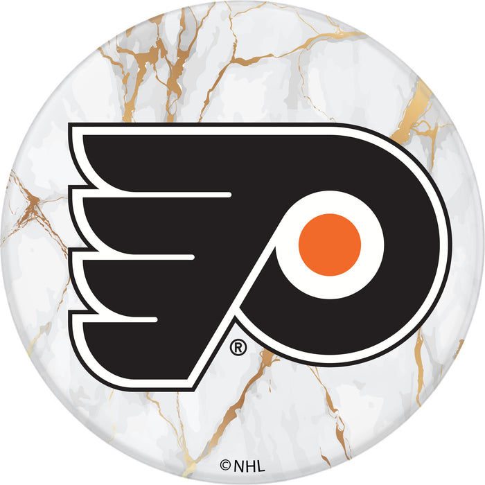 PopSocket PopGrip with Philadelphia Flyers White Marble design