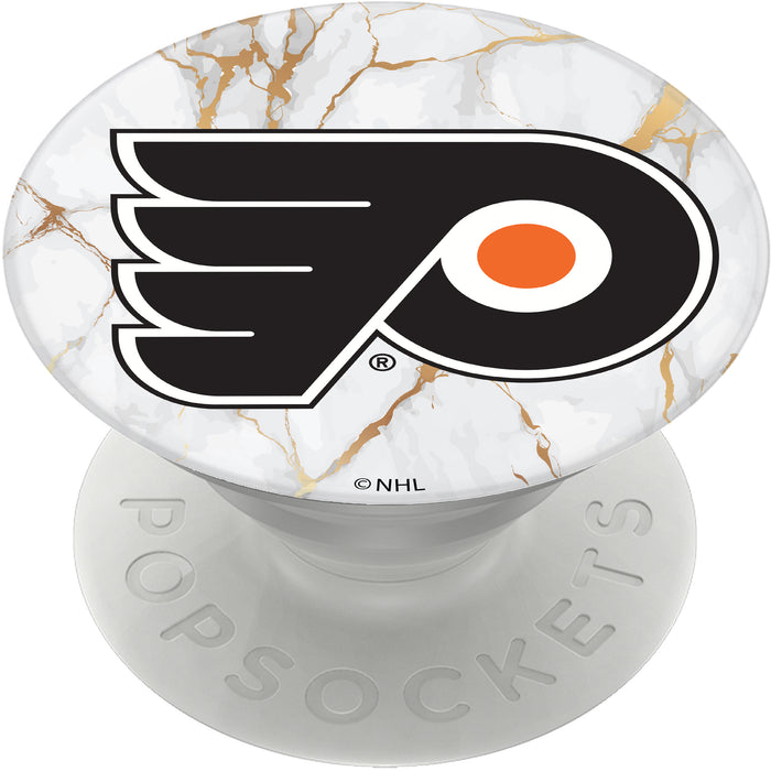 PopSocket PopGrip with Philadelphia Flyers White Marble design