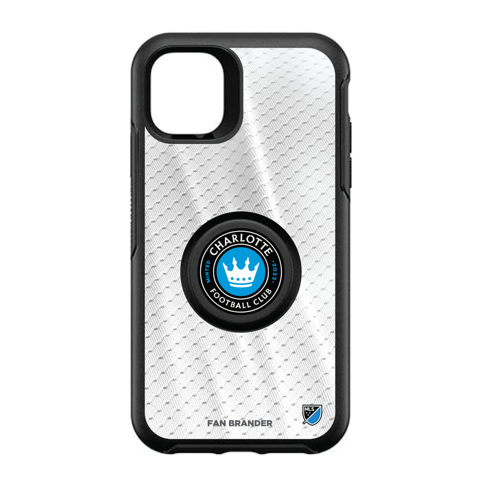 OtterBox Otter + Pop symmetry Phone case with Charlotte FC Primary Logo with Jersey design