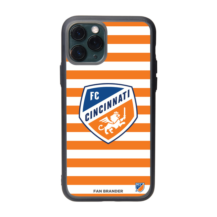 Fan Brander Slate series Phone case with FC Cincinnati Primary Logo with Stripes