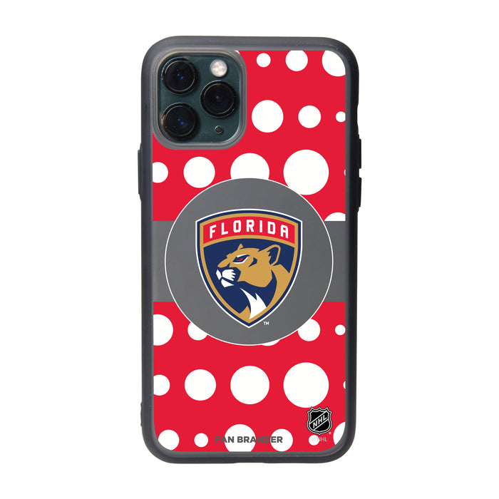 Fan Brander Slate series Phone case with Florida Panthers Polka Dots design