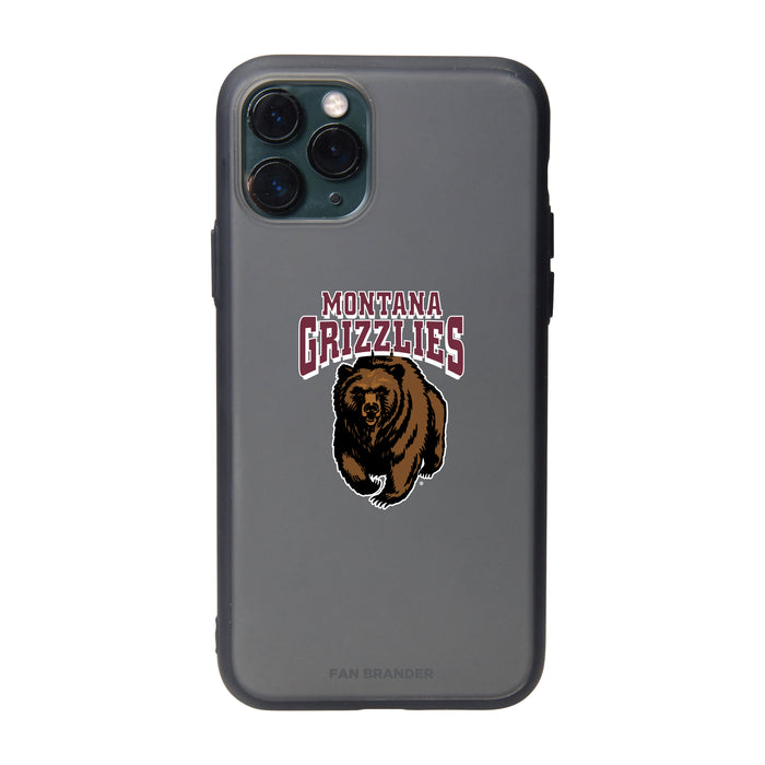 Fan Brander Slate series Phone case with Montana Grizzlies Primary Logo