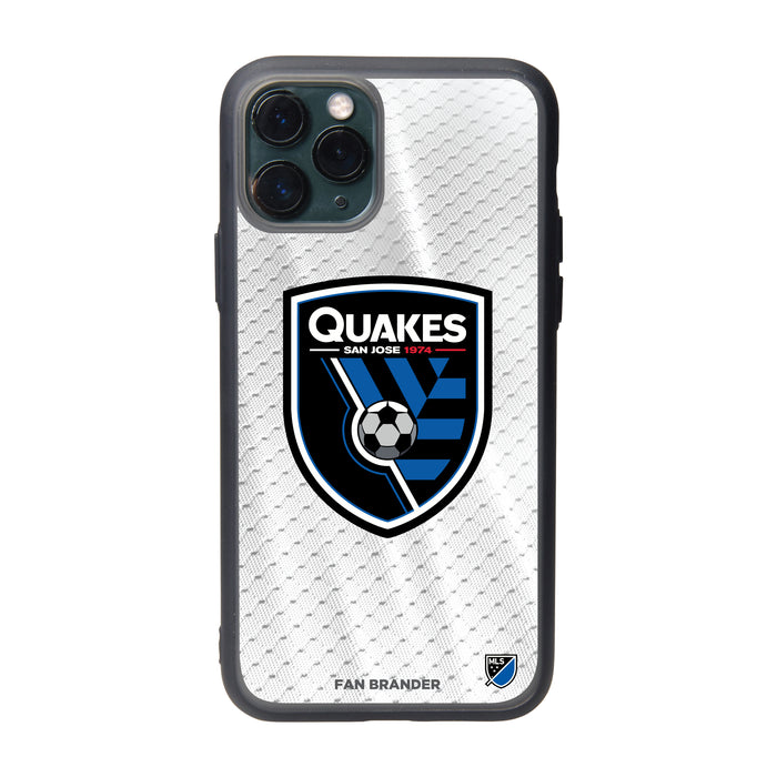 Fan Brander Slate series Phone case with San Jose Earthquakes Primary Logo with Jersey design