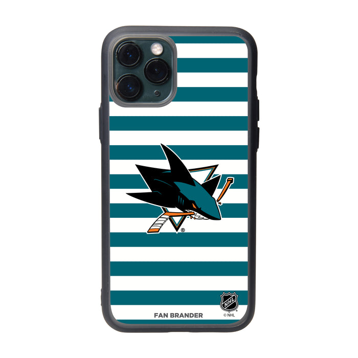 Fan Brander Slate series Phone case with San Jose Sharks Stripes