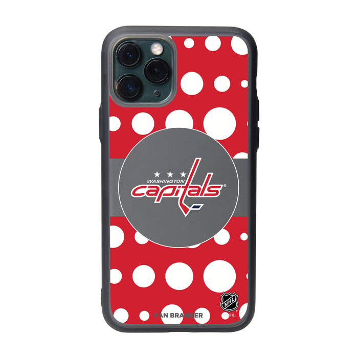 Fan Brander Slate series Phone case with Washington Capitals Polka Dots design