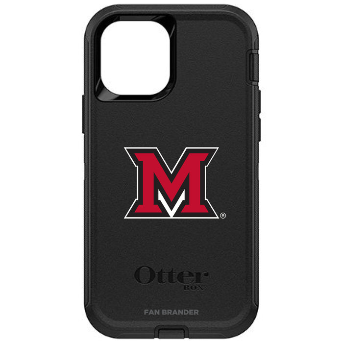 OtterBox Black Phone case with Miami University RedHawks Primary Logo