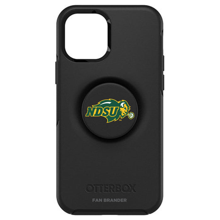 OtterBox Otter + Pop symmetry Phone case with North Dakota State Bison Primary Logo