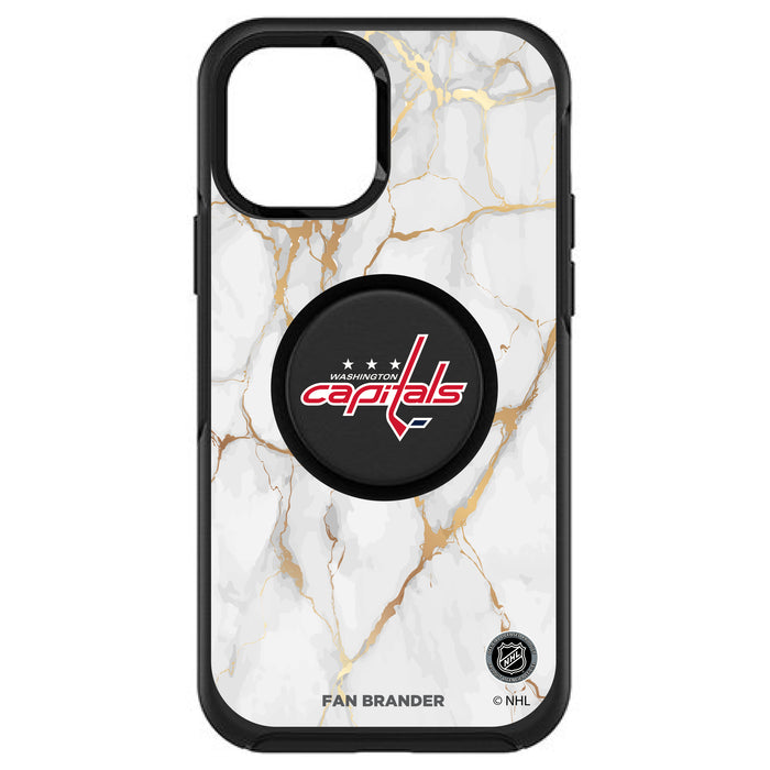OtterBox Otter + Pop symmetry Phone case with Washington Capitals White Marble design
