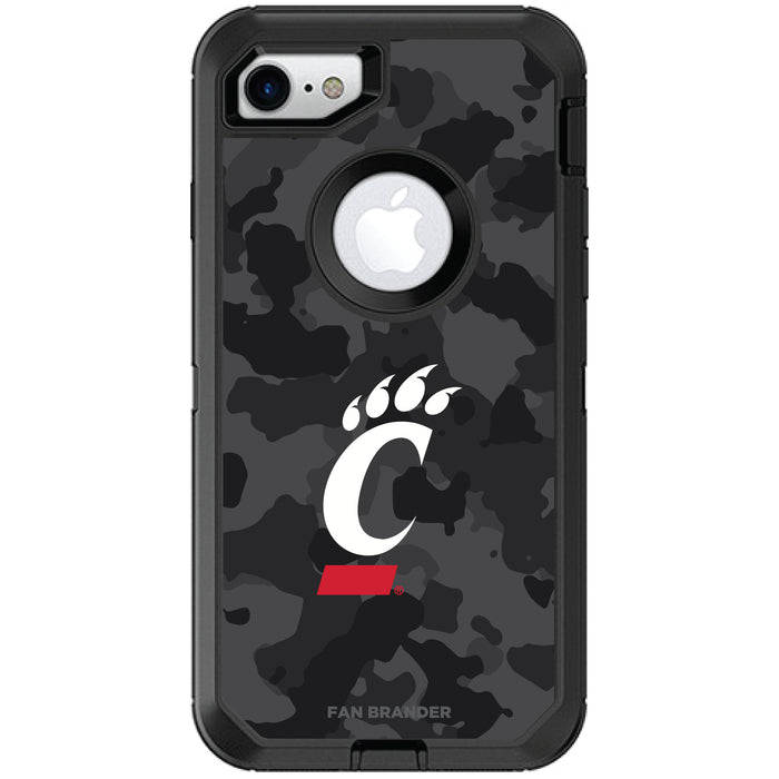 OtterBox Black Phone case with Cincinnati Bearcats Urban Camo Background
