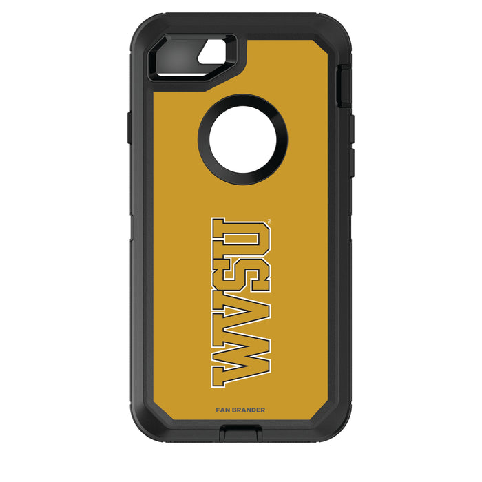OtterBox Black Phone case with West Virginia State Univ Yellow Jackets Wordmark Design