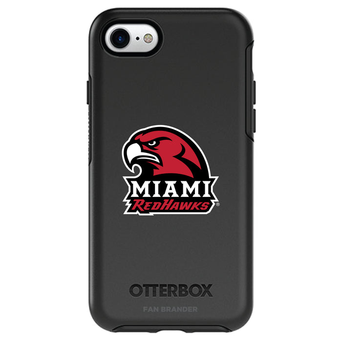 OtterBox Black Phone case with Miami University RedHawks Secondary Logo