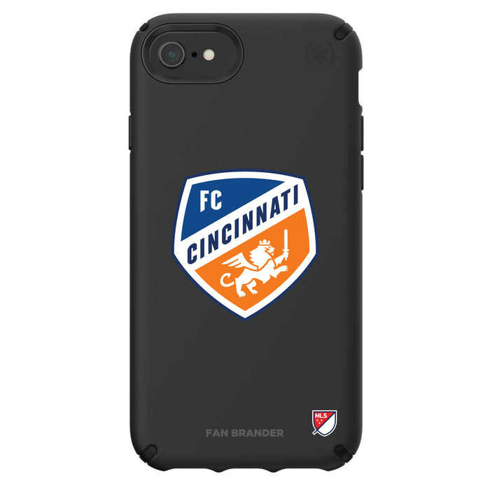 Speck Black Presidio Series Phone case with FC Cincinnati Primary Logo