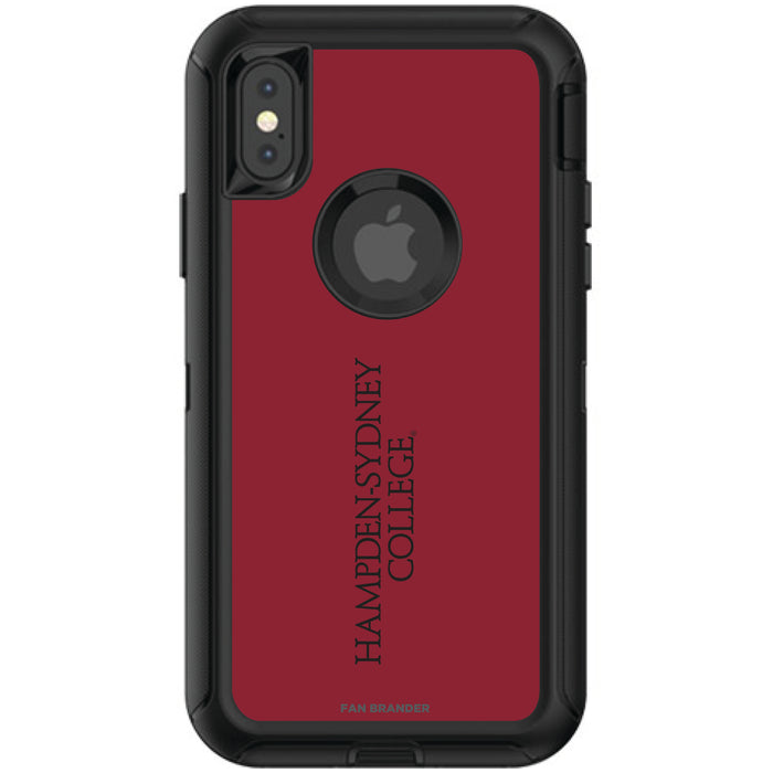 OtterBox Black Phone case with Hampden Sydney Wordmark Design