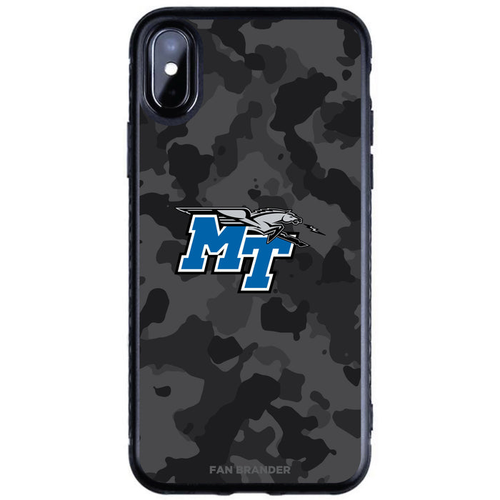 Fan Brander Black Slim Phone case with Middle Tennessee State Blue Raiders Urban Camo design