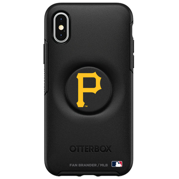 OtterBox Otter + Pop symmetry Phone case with Pittsburgh Pirates Primary Logo