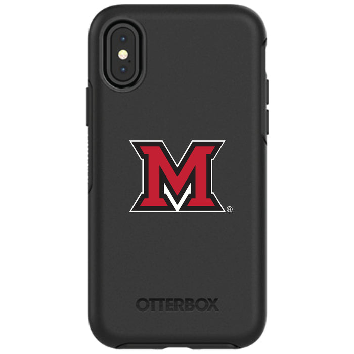OtterBox Black Phone case with Miami University RedHawks Primary Logo
