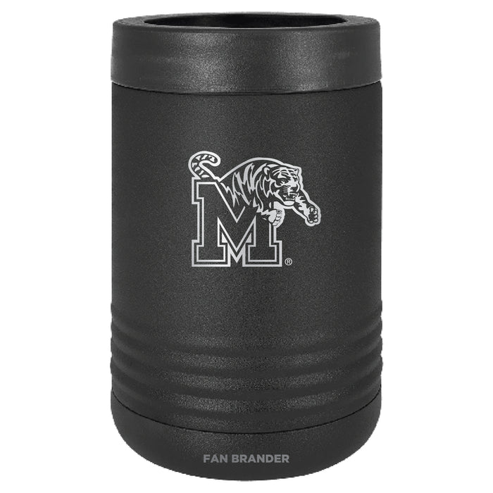 Fan Brander 12oz/16oz Can Cooler with Memphis Tigers Etched Primary Logo
