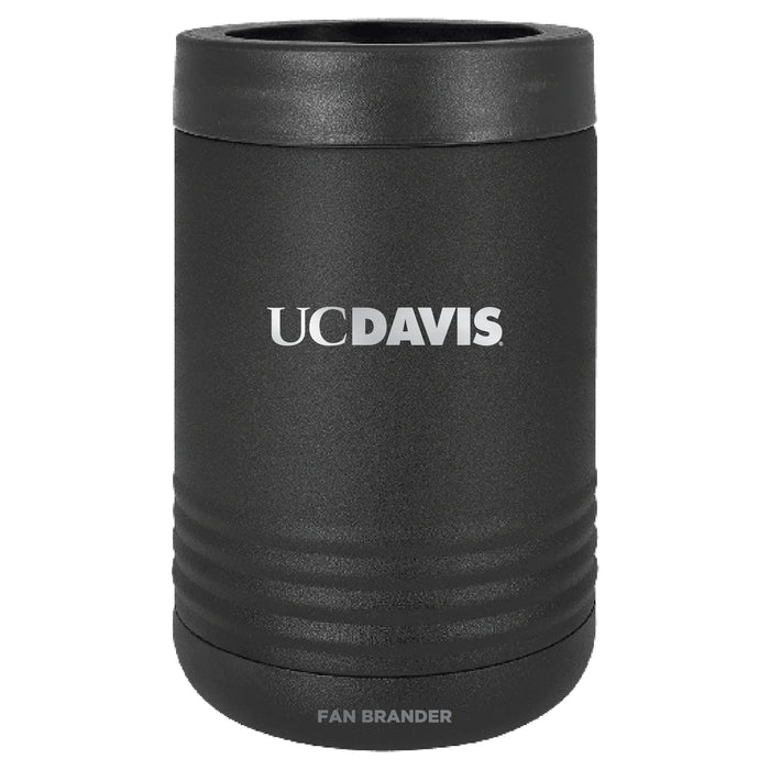 Fan Brander 12oz/16oz Can Cooler with UC Davis Aggies Etched Primary Logo