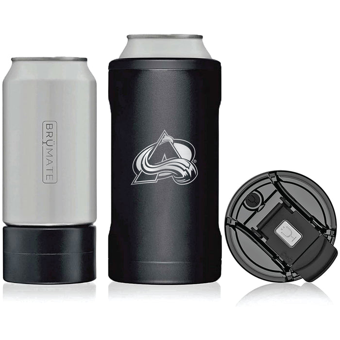 BruMate Hopsulator Trio 3-in-1 Insulated Can Cooler with Colorado Avalanche Primary Logo