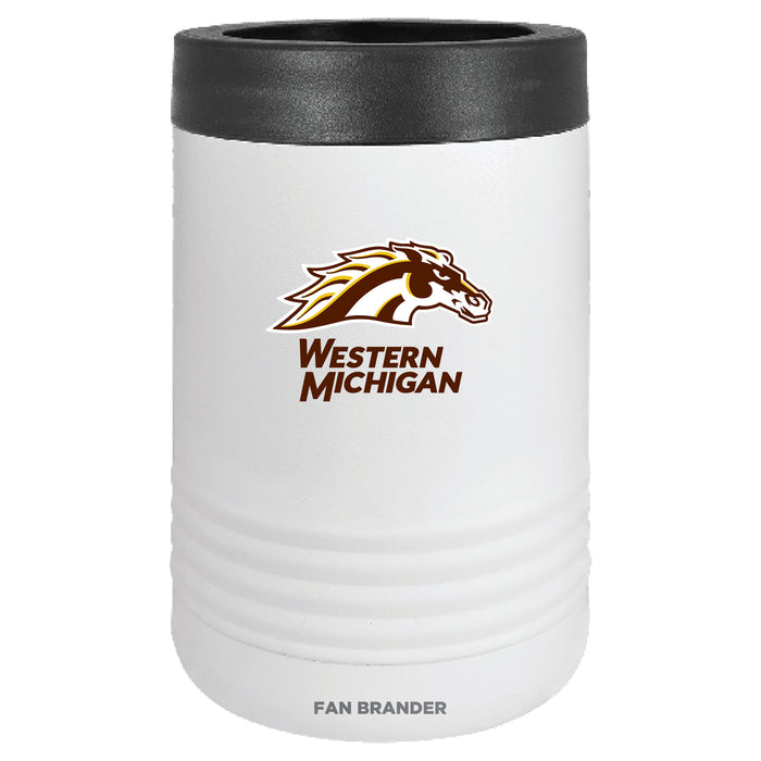 Fan Brander 12oz/16oz Can Cooler with Western Michigan Broncos Secondary Logo