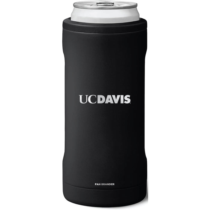 BruMate Slim Insulated Can Cooler with UC Davis Aggies Primary Logo