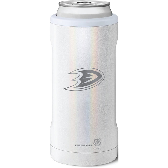 BruMate Slim Insulated Can Cooler with Anaheim Ducks Primary Logo