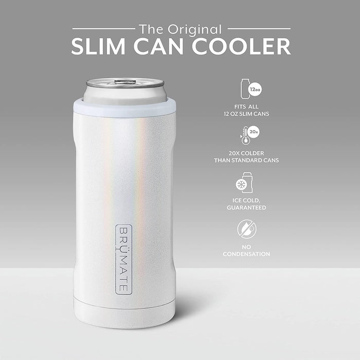 BruMate Slim Insulated Can Cooler with North Dakota State Bison Alumni Primary Logo
