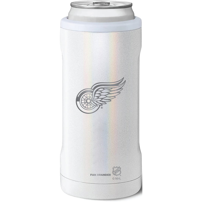 BruMate Slim Insulated Can Cooler with Detroit Red Wings Primary Logo