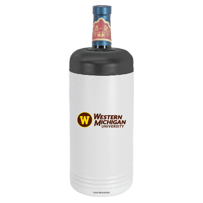 Fan Brander Wine Chiller Tumbler with Western Michigan Broncos Primary Logo