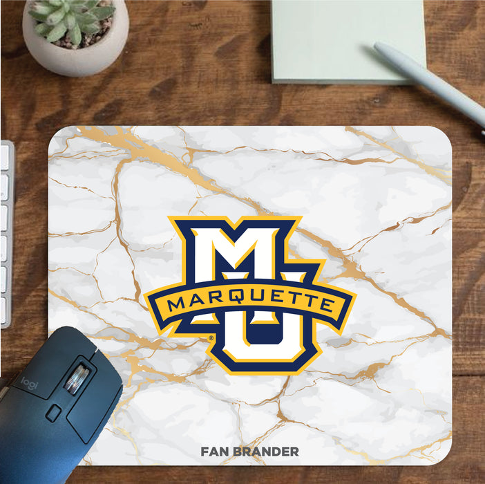 Fan Brander Mousepad with Marquette Golden Eagles design, for home, office and gaming.