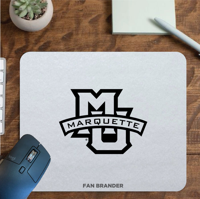 Fan Brander Mousepad with Marquette Golden Eagles design, for home, office and gaming.