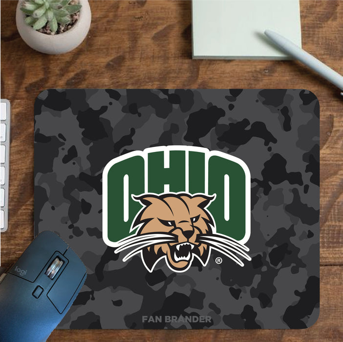 Fan Brander Mousepad with Ohio University Bobcats design, for home, office and gaming.