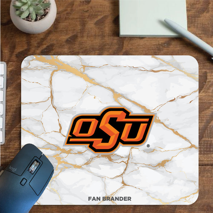 Fan Brander Mousepad with Oklahoma State Cowboys design, for home, office and gaming.