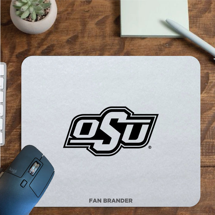 Fan Brander Mousepad with Oklahoma State Cowboys design, for home, office and gaming.