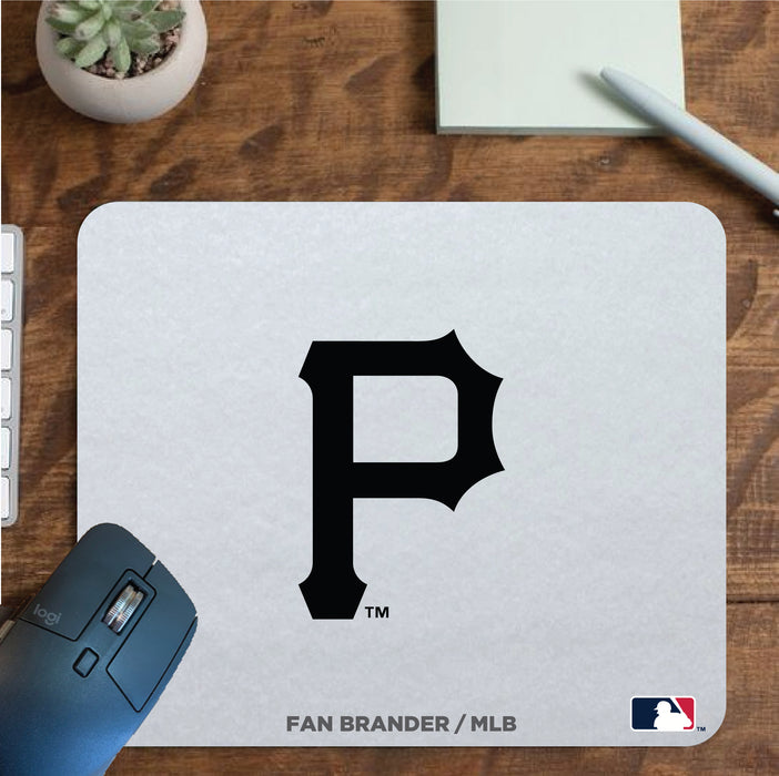Fan Brander Mousepad with Pittsburgh Pirates design, for home, office and gaming.