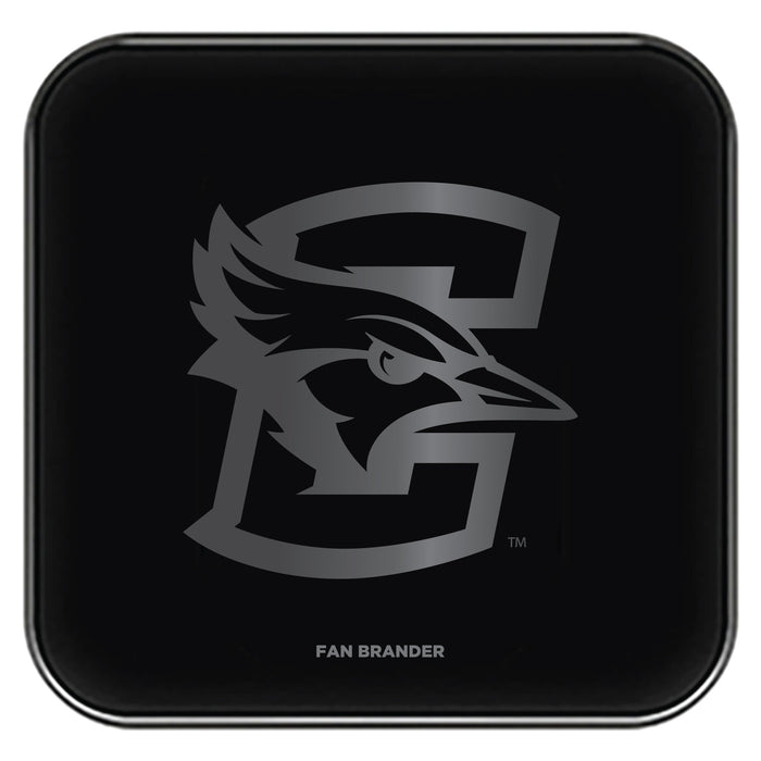 Fan Brander Fast Charging Wireless Charger with Creighton University Bluejays laser etched Primary Logo