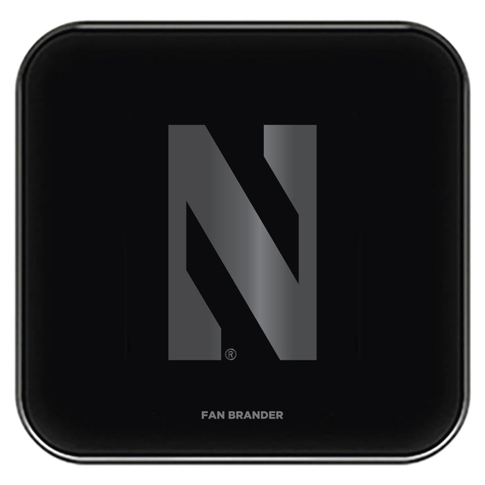 Fan Brander Fast Charging Wireless Charger with Northwestern Wildcats laser etched Primary Logo