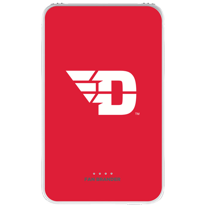 Fan Brander 10,000 mAh Portable Power Bank with Dayton Flyers Primary Logo on Team Background