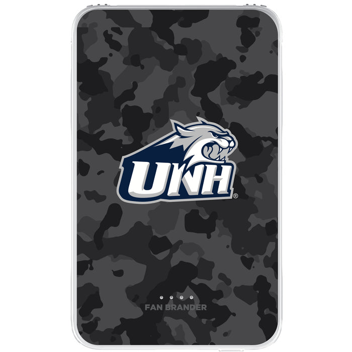 Fan Brander 10,000 mAh Portable Power Bank with New Hampshire Wildcats Urban Camo Background