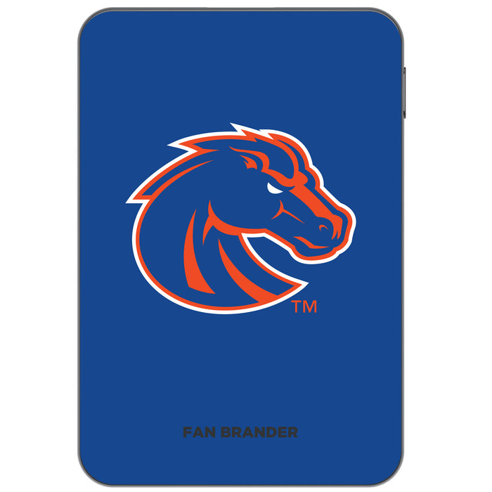 Otterbox Power Bank with Boise State Broncos Primary Logo on Team Background Design