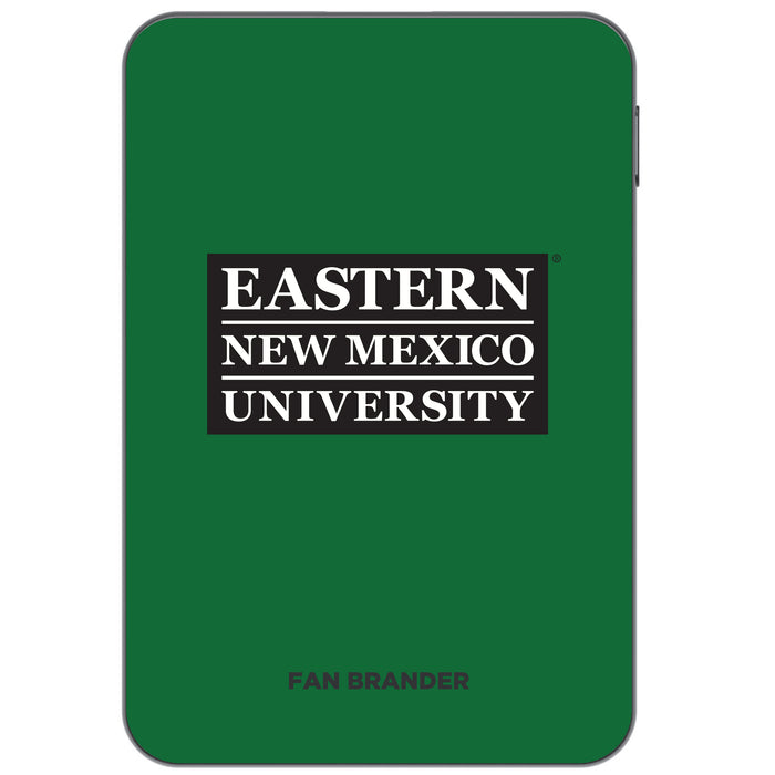 Otterbox Power Bank with Eastern New Mexico Greyhounds Primary Logo on Team Background Design